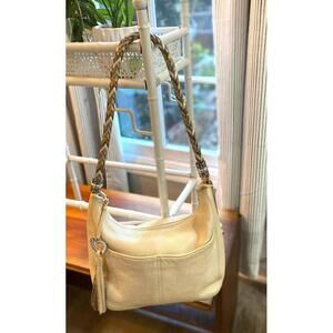 Beautiful Pearl Brighton Bag with Wonderful Silver Detail / Fabulous / Perfect!
